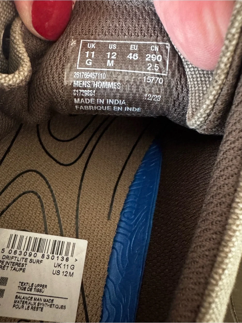 Clarks Men’s Tan Taupe Canvas Size 12 M Driftlite Surf Slip On Boat Shoes Comfy